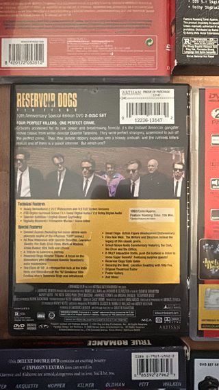 Lote 5 Películas DVD Tarantino