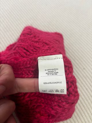 Gorro de lana rosa TIJUANA