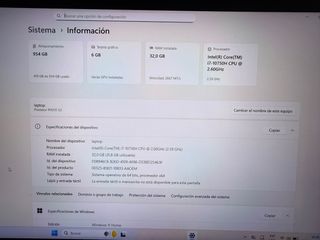 Laptop Acer Predator i7 32GB RAM