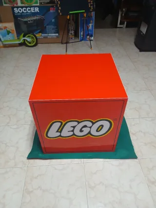 Gran cartel Cubo Luminoso Lego años 90