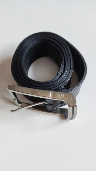 Cinturón piel negro Roberto Verino