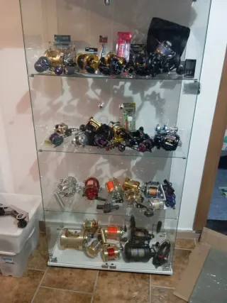 Carrete pesca alutecnos penn shimano tiagra talica