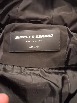 Chaqueta Supply Negra