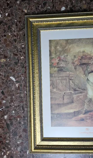 Cuadro Berral Rubio Marco Dorado