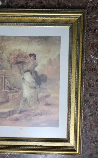 Cuadro Berral Rubio Marco Dorado