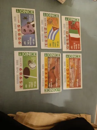 Lotería ONCE - año 1991