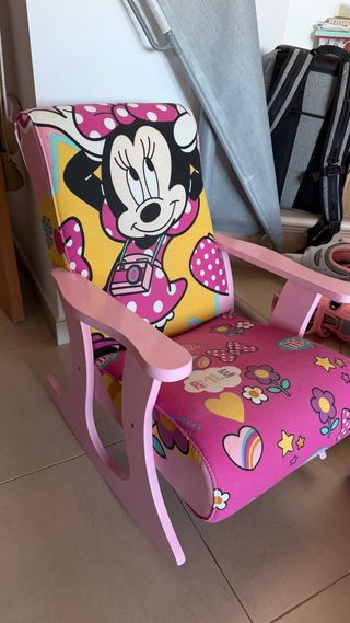 Sillón Mecedora Infantil Minnie Mouse