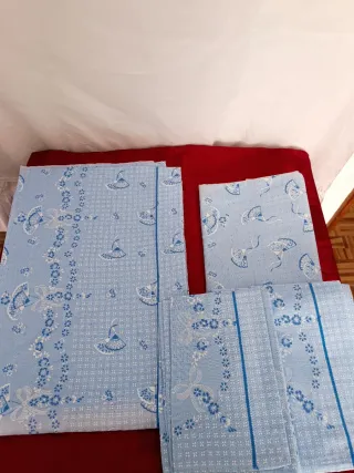 Conjunto de cama de casal Estampados Azul