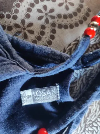 Vestido niña azul talla 6