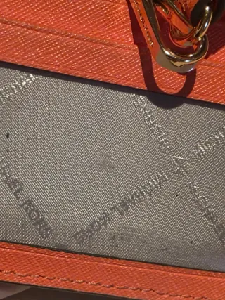 Tarjetero Michael Kors Naranja/Rojo