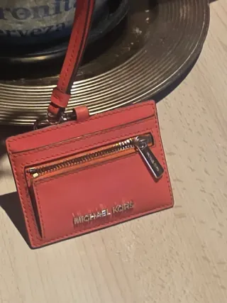 Tarjetero Michael Kors Naranja/Rojo