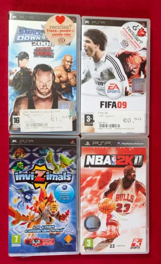Lote 4 juegos PSP