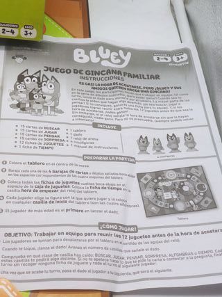 Bluey Juego de Mesa Búsqueda del tesoro