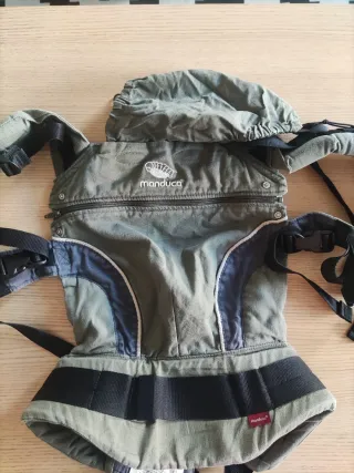 Mochila Portabebés Manduca Verde Militar