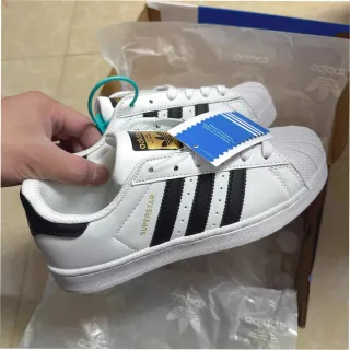 Adidas Superstar Blancas Negras Talla 43