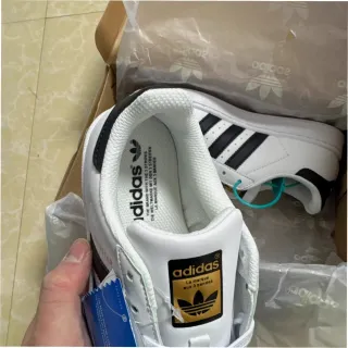 Adidas Superstar Blancas Negras Talla 43