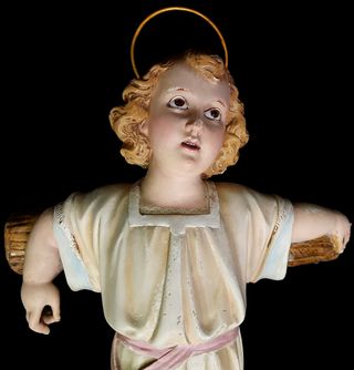 Niño Pasionario Estuco Policromado 1915