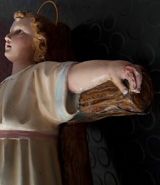 Niño Pasionario Estuco Policromado 1915