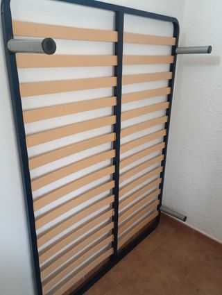 Somier Doble Metálico y Madera
