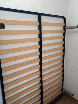 Somier Doble Metálico y Madera