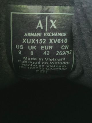 Zapatillas Armani Exchange Talla 42