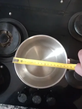 Set de 2 cazos de acero inoxidable