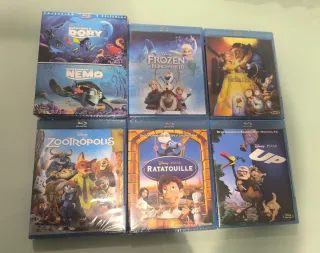 Caja Pixar 7 Blu-Ray Nuevos