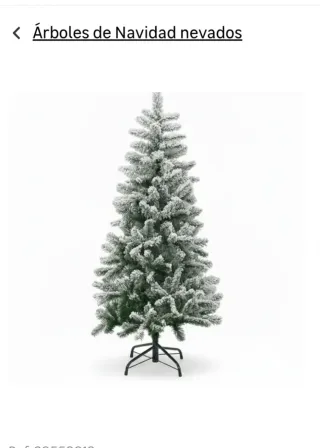 Árbol de Navidad Nieve Base 90cm