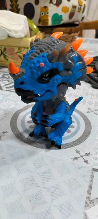 Figura Dragón Azul y Naranja