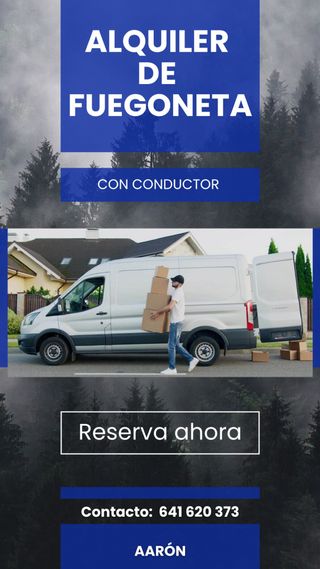 Alquiler Furgoneta con Conductor