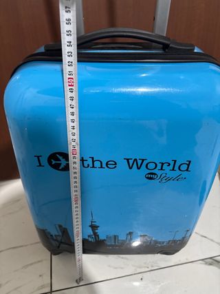 Borsa da viaggio Vomoda blu capiente