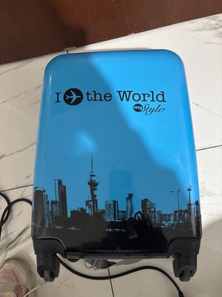 Borsa da viaggio Vomoda blu capiente