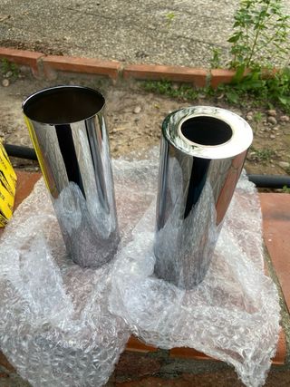 Cubre amortiguadores traseros FLH 12” Cromados