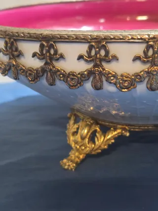 Centrotavola Limoges Porcellana Vintage