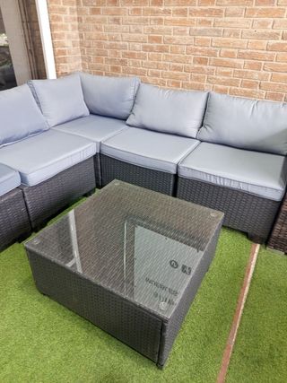 Conjunto de terraza Exterior – 7 piezas