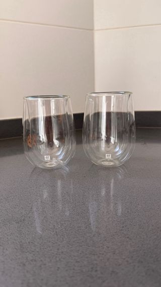 2 Vasos Zwilling Doble Pared Cristal