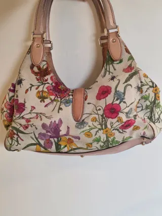 Bolso y Zapatos Gucci Florales