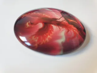 Imán de Ave Fénix sobre volcán