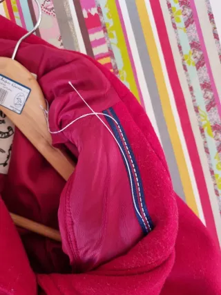 Cappotto rosso da donna