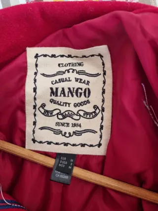 Cappotto rosso da donna