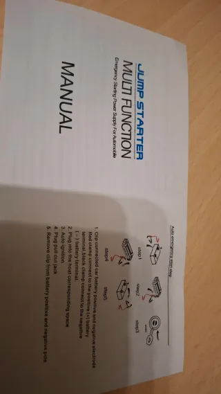 Arrancador Coche Power Bank Linterna