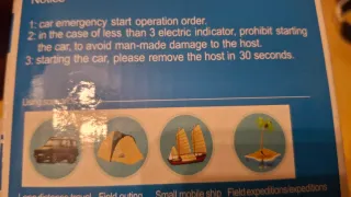 Arrancador Coche Power Bank Linterna