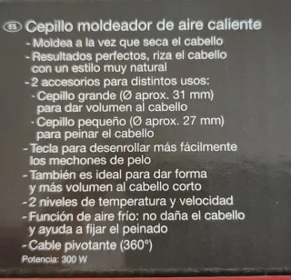 Cepillo Moldeador SilverCrest Aire Caliente