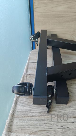 Soporte de teclado Z resistente con 4 ruedas