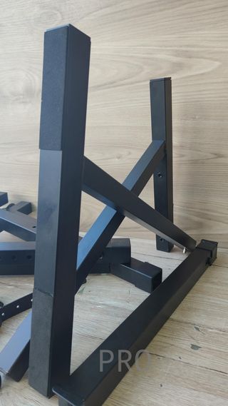 Soporte de teclado Z resistente con 4 ruedas