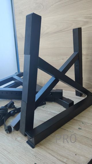 Soporte de teclado Z resistente con 4 ruedas