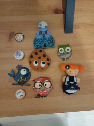 Broches divertidos a 2€ cada uno