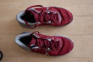 Zapatillas Nike Baloncesto Rojas y Grises