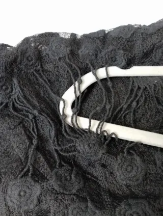 Chal/Foulard negro encaje