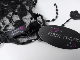 Chal/Foulard negro encaje